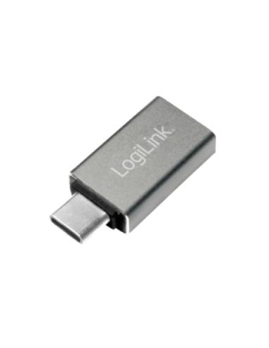 LogiLink AU0042 cambiador de género para cable USB 3.1 type-C USB 3.0 Plata