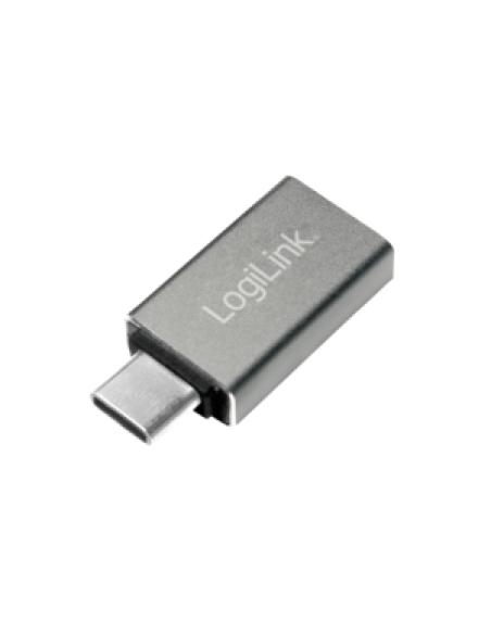 LogiLink AU0042 cambiador de género para cable USB 3.1 type-C USB 3.0 Plata