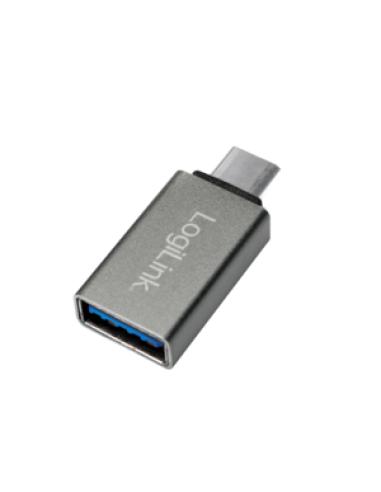 LogiLink AU0042 cambiador de género para cable USB 3.1 type-C USB 3.0 Plata