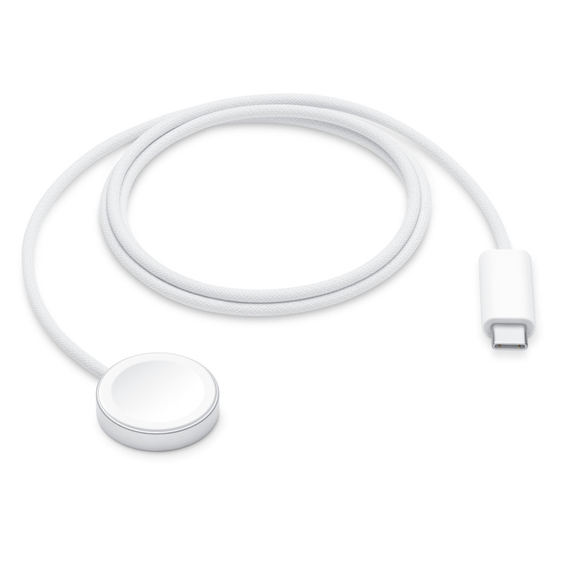 Cable de carga rapida magsafe desde usb-c macho a carga magnetica para apple watch longitud 1 metro (el adaptador de corriente u