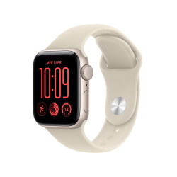 Apple watch serie se 3 gps caja de aluminio blanco estrella 40mm, color de correa arena correa deportiva talla s/m