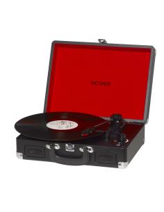 Giradisco denver usb 2.0 rca brazo recto negro VPL-120BL