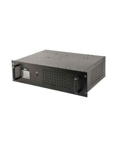 Gembird - Ups rack 19'' 3.4u 1500va, 4xiec 230v out, iec14 in,rj11, usb, lcd sistema de alimentación ininterrumpida (UPS) Línea 