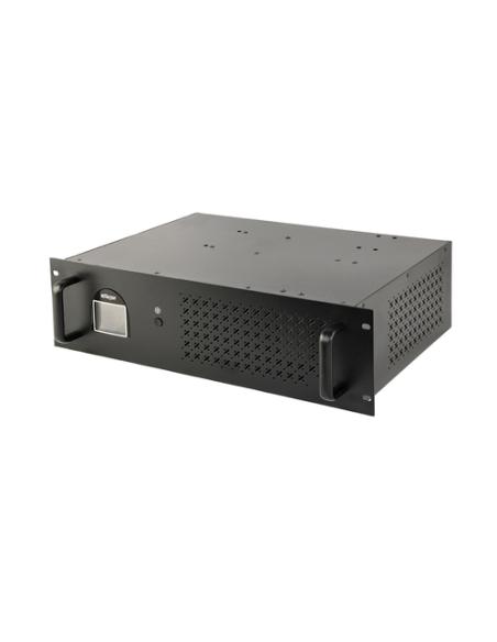 Gembird - Ups rack 19'' 3.4u 1500va, 4xiec 230v out, iec14 in,rj11, usb, lcd sistema de alimentación ininterrumpida (UPS) Línea 