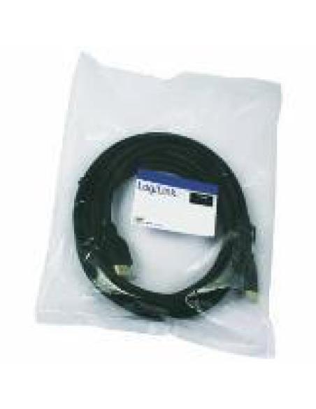 LogiLink HDMI, 15m cable HDMI HDMI tipo A (Estándar) Negro