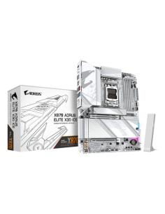 GIGABYTE X870 AORUS ELITE X3D ICE Placa Base - Compatible con procesadores AMD Ryzen 9000, VRM digital de 16+2+2 fases, hasta 90