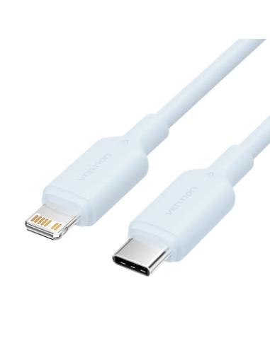 Vention LAKSF cable de conector Lightning 1 m Azul