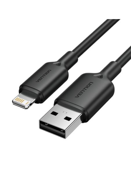 Vention LAMBH cable de conector Lightning 2 m Negro