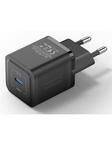 Vention FEPB0-EU cargador de dispositivo móvil Auriculares, Smartphone, Reloj inteligente, Tableta Negro Corriente alterna Carga