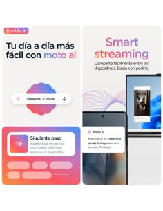 Motorola edge 60 16,9 cm (6.67") SIM doble Android 15 5G USB Tipo C 8 GB 512 GB 5200 mAh Azul