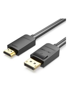 Vention HADBI adaptador de cable de vídeo 3 m DisplayPort HDMI Negro