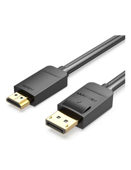 Vention HADBI adaptador de cable de vídeo 3 m DisplayPort HDMI Negro