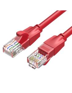 Vention IBERF cable de red Rojo 1 m Cat6 U/UTP (UTP) Alrededor