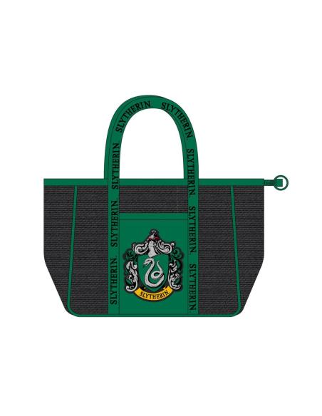 Bolsa de Playa Harry Potter Slytherin Premium de Malla con Asas Verdes