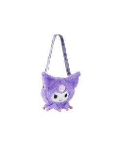 Bolso Peluche Kuromi Hello Kitty Lila con Bandolera Ajustable
