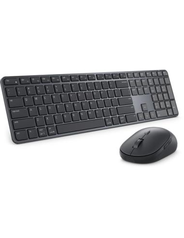 DELL Pro 7 Slim KM726 teclado Ratón incluido Hogar / Oficina RF Wireless + Bluetooth QWERTY Español Negro