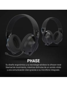 Krom Phase - Wireless Auriculares Gaming Negro