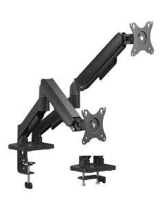 iggual SPMP02-A Soporte pinza 2 monitores 17-34" pro