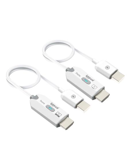 iggual Transmisor y receptor HDMI FHD inalÃ¡mbrico