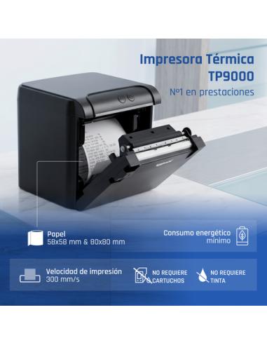 iggual Impresora Térmica TP9000 USB+RJ45(RS232)+Ethernet