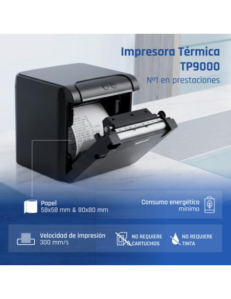 iggual Impresora Térmica TP9000 USB+RJ45(RS232)+Ethernet