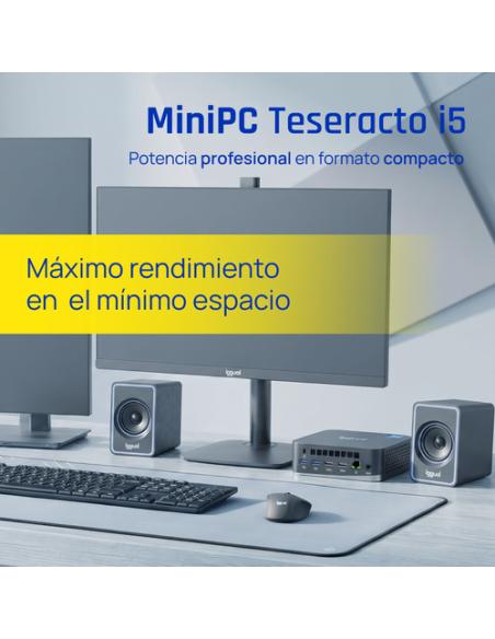 iggual Mini PC Teseracto i5 1235U 8+256GB 2xHDMI