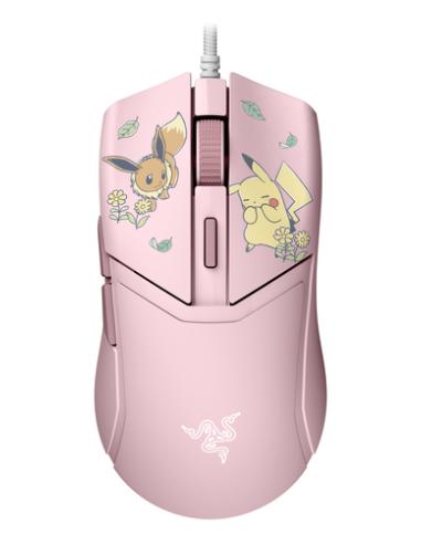 Razer Cobra – Pikachu & Eevee Edition ratón Juego Mano derecha USB tipo A Óptico 8500 DPI