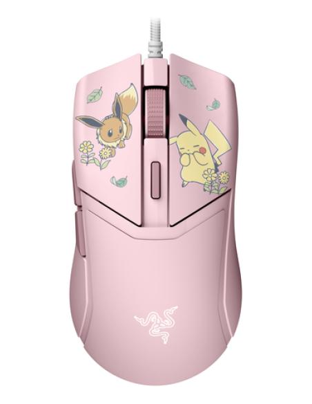 Razer Cobra – Pikachu & Eevee Edition ratón Juego Mano derecha USB tipo A Óptico 8500 DPI