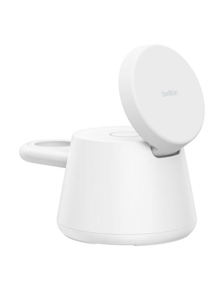 Belkin WIZ052kqWH Smartphone, Auriculares, Reloj inteligente Blanco USB Cargador inalámbrico Carga rápida Interior