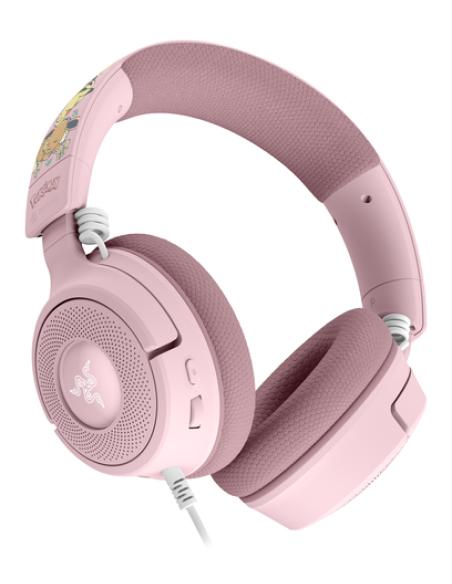 Razer Kraken V4 X – Pikachu & Eevee Edition Auriculares Alámbrico Diadema Juego USB Type-C / USB Type-A Rosa