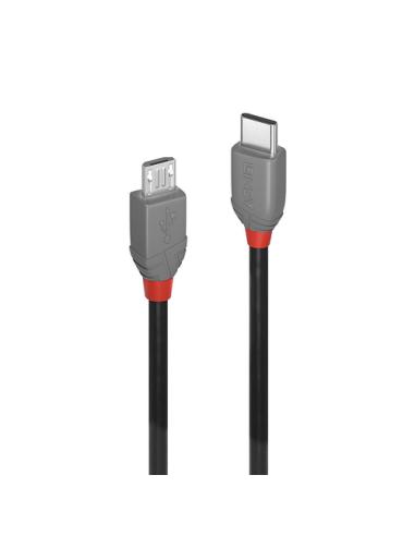 Lindy 36893 cable USB USB 2.0 3 m USB C Micro-USB B 0,48 Gbit/s Negro