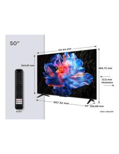 TCL P6K 50P6K Televisor 127 cm (50") 4K Ultra HD Smart TV Wifi Metálico