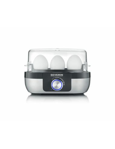 Severin EK 3163 3 huevos Negro, Acero inoxidable, Transparente