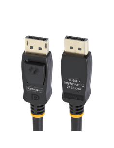 StarTech.com Cable DisplayPort 1.2 4K 60Hz de 2m - Cable DP UHD con Pestillos - con Certificación VESA - Cable para Monitor Disp