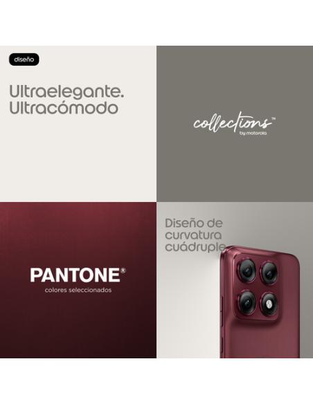 Motorola edge 70 pro 17,2 cm (6.78") SIM doble Android 16.0 5G USB Tipo C 12 GB 512 GB 6500 mAh Burdeos