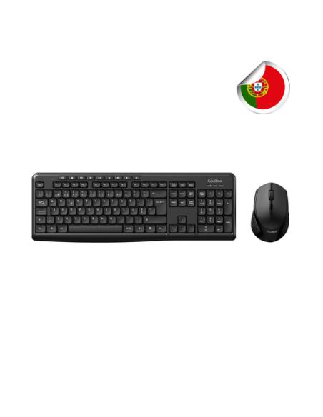 CoolBox KIT DE TECLADO Y RATON INALAMBRICO MULTIMEDIA EN PORTUGUES