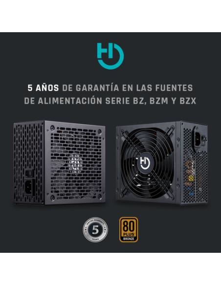 Hiditec BZ750 80Plus Bronze unidad de fuente de alimentación 750 W 20+4 pin ATX ATX Negro