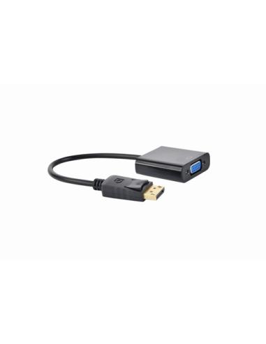 Gembird A-DPM-VGAF-02 adaptador de cable de vídeo 0,15 m VGA (D-Sub) DisplayPort Negro