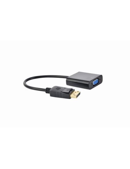 Gembird A-DPM-VGAF-02 adaptador de cable de vídeo 0,15 m VGA (D-Sub) DisplayPort Negro