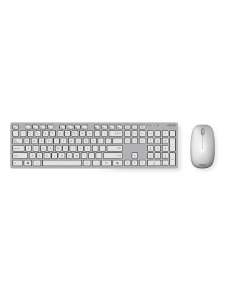 ASUS W5000 teclado Ratón incluido Oficina RF inalámbrico QWERTY Español Blanco