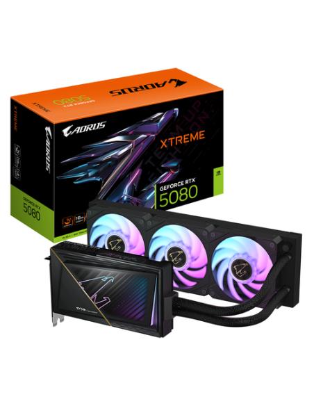 GIGABYTE AORUS GeForce RTX 5080 XTREME WATERFORCE 16G Tarjeta Gráfica