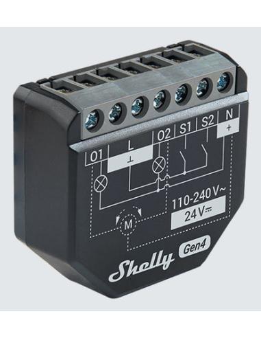 Shelly 2PM Gen4 Actuador para estores/persianas 2 canales