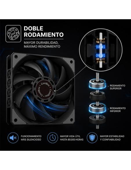 CoolBox Refrigerador CPU H6 Black