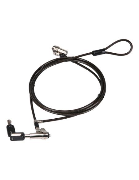 Conceptronic CUSTODIO02BNTM cable antirrobo Negro 1,8 m