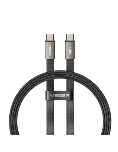VEGER CC06-MTB cable USB USB 2.0 1,2 m USB C 0,48 Gbit/s 60 W Negro