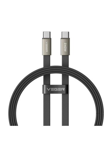 VEGER CC2-MTB cable USB USB 2.0 1 m USB C 0,48 Gbit/s 240 W Negro