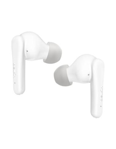 Belkin SoundForm Rhythm Auriculares Inalámbrico y alámbrico Dentro de oído Llamadas/Música USB Tipo C Bluetooth Blanco