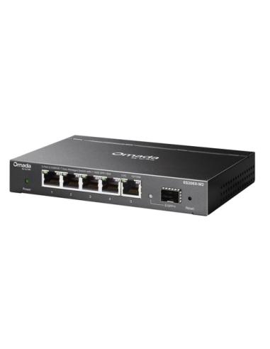 TP-Link Omada ES206X-M2 switch Gestionado L2 2.5G Ethernet (100/1000/2500) Montaje en pared/escritorio Negro