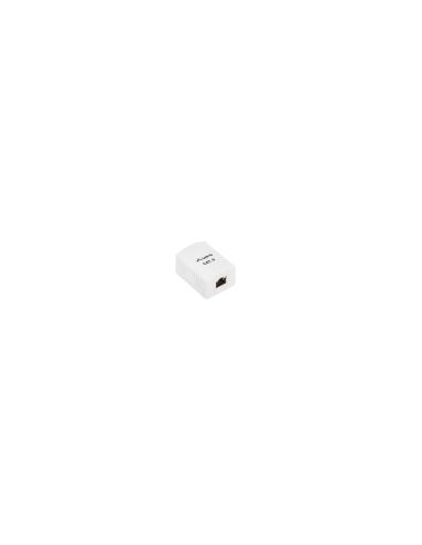 ROSETA DE PARED LANBERG 1XRJ45 CAT.6 CONECTORES IDC LSA PERMITE CABLES 26-22 AWG BLANCO OS6-0001-W
