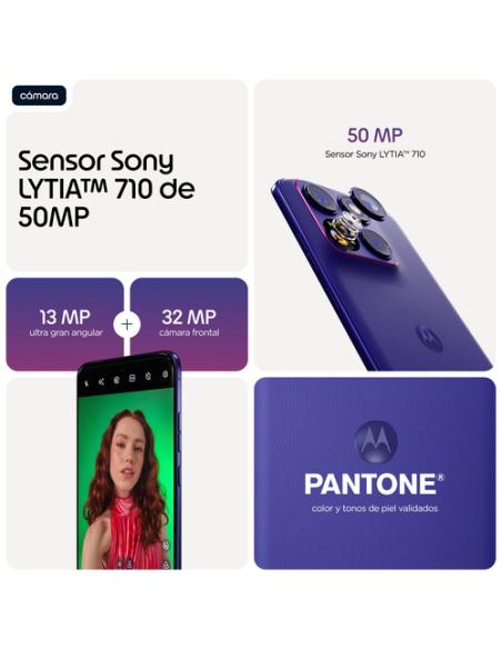 Motorola edge 70 fusion 17,2 cm (6.78") SIM doble Android 16.0 5G USB Tipo C 8 GB 256 GB 5200 mAh Violeta